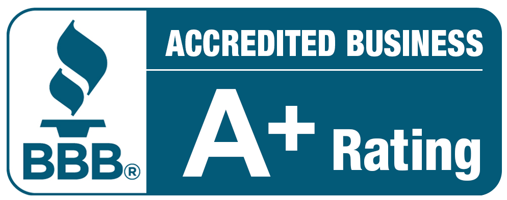 BBB Accredited Business, A+ rating